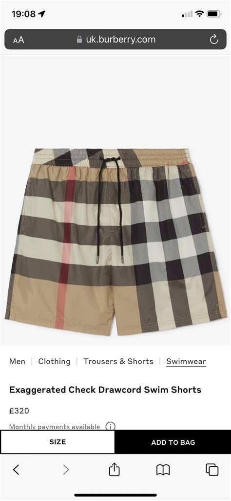 burberry swim shorts replica|burberry big check swim shorts.